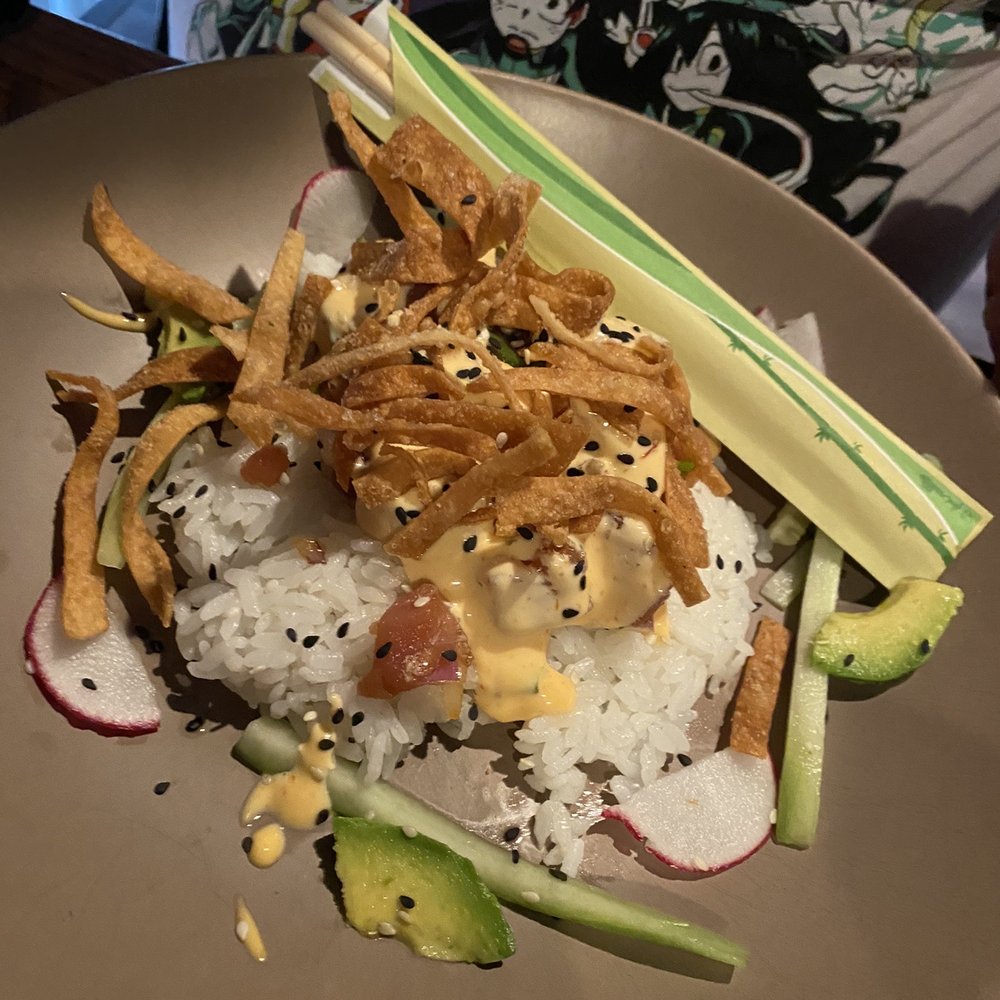 Squid Ink Eclectic Eats & Drinks - Tina Tuna Poke Bowl - Gastropubs Near Me - Mobile, Alabama