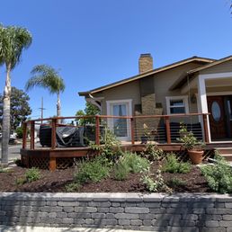 the front of a house