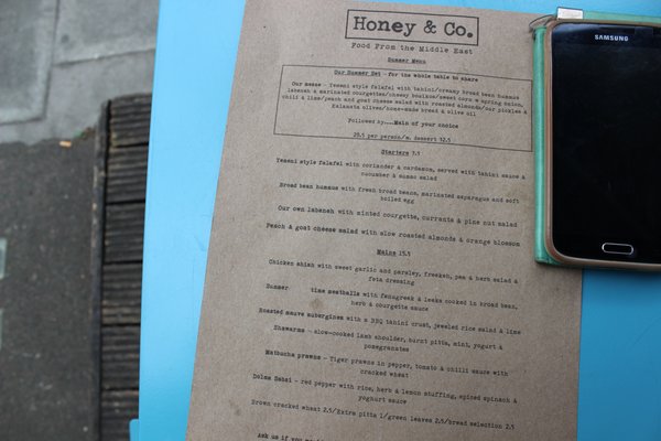 Menu photo 3 Honey & Co. London, XGL