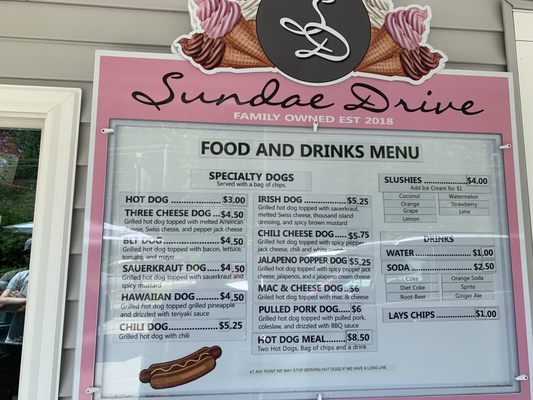 Menu photo 3 Sundae Drive Brookline, NH