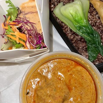 Summer Buffalo - Beef Panang Curry w/ Rice lunch special @hybrideater - Thai Near Me - Los Angeles, California Summer Buffalo - Beef Panang Curry w/ Rice lunch special @hybrideater - Thai Near Me - Los Angeles, California