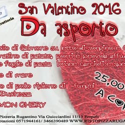 Rugantino - Il nostro menu di San Valentino.