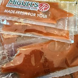 Packaged salsa. Packaged salsa.