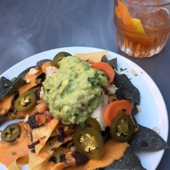 Prank - Veggie nachos and an old fashioned - Cocktail Bars Near Me - Los Angeles, California Prank - Veggie nachos and an old fashioned - Cocktail Bars Near Me - Los Angeles, California
