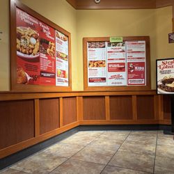 Sizzler - The menu.