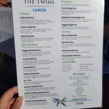 The Twins Restaurant - Lunch menu march 2021 - American Near Me - Cotati, California The Twins Restaurant - Lunch menu march 2021 - American Near Me - Cotati, California