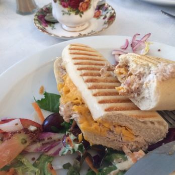 Silver Spoons Tearoom - Tuna and cheese panini - Cafes Near Me - Troon, SAY Silver Spoons Tearoom - Tuna and cheese panini - Cafes Near Me - Troon, SAY