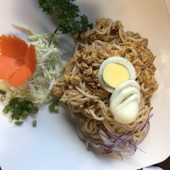 MingalaBar Burmese Kitchen - Chicken noodles - Burmese Near Me - Urbandale, Iowa