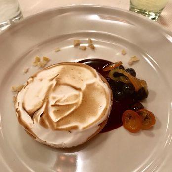 Chez Panisse - Meyer lemon ice cream meringue tartlet - New American Near Me - Berkeley, California Chez Panisse - Meyer lemon ice cream meringue tartlet - New American Near Me - Berkeley, California