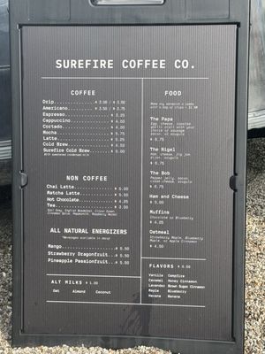 Menu photo 2 Surefire Coffee Nashville, TN Menu photo 2 Surefire Coffee Nashville, TN