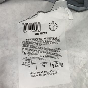 Triad Meat Company - the price of the meat - Meat Shops Near Me - Greensboro, North Carolina