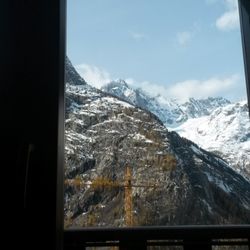 Agriturismo Le Reve - La vetta del Monte Bianco dalla camera n° 8