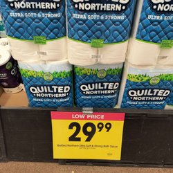 Kroger - Look the sign says "low price" ... the audacity.