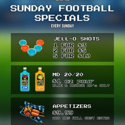 The 1UP Arcade Bar - Colfax - SUNDAY FOOTBALL just got a whole lot better!