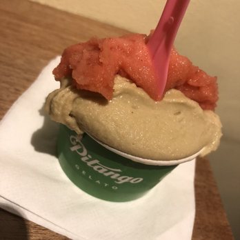 Pitango Gelato & Coffee - Strawberry sorbet & pistachio gelato - Coffee & Tea Near Me - Washington, DC, District of Columbia
