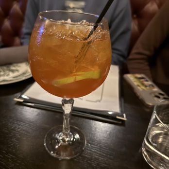 Monarch & Lion - Cocktail: Turmeric G&T - British Near Me - Chicago, Illinois Monarch & Lion - Cocktail: Turmeric G&T - British Near Me - Chicago, Illinois