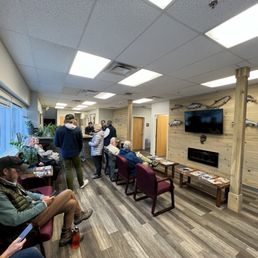 Comfy waiting area Comfy waiting area