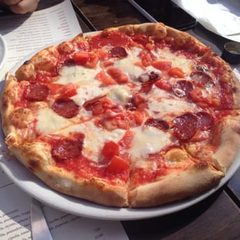 Caffe Norin - Pizza with mozarella and chorizo - Pizza Near Me - Milan, Michigan Caffe Norin - Pizza with mozarella and chorizo - Pizza Near Me - Milan, Michigan