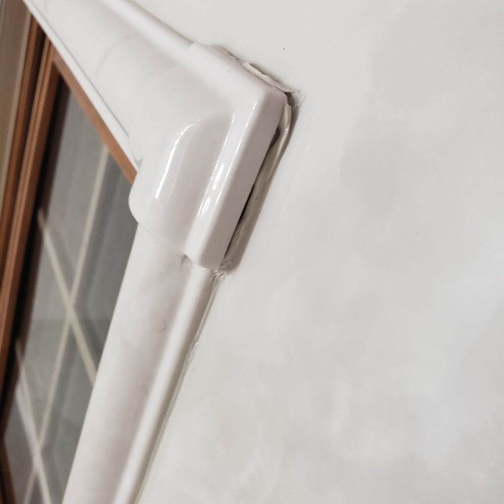 Bath Pro Evansville - Window trim kit that was not properly sealed and caulked - General Contractors Near Me - Evansville, Indiana Bath Pro Evansville - Window trim kit that was not properly sealed and caulked - General Contractors Near Me - Evansville, Indiana