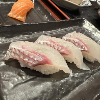 Sushi Sake - Red Snapper nigiri - Japanese Near Me - Richardson, Texas Sushi Sake - Red Snapper nigiri - Japanese Near Me - Richardson, Texas