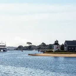 High-speed ferry MV Iyannough arriving into port.