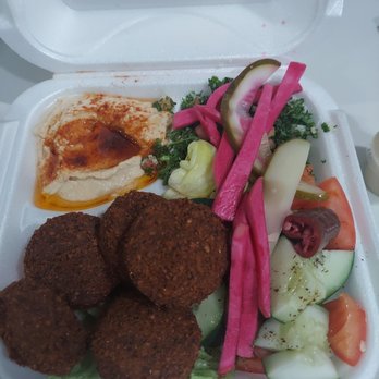 Habibi Lebanese Semoran - Falafal platter - Lebanese Near Me - Orlando, Florida