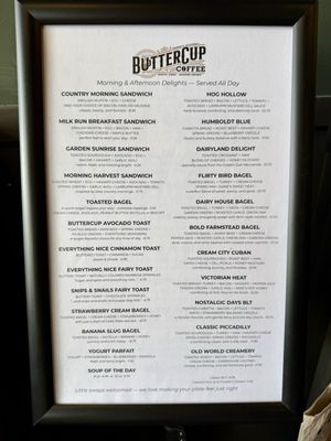 Menu photo 1 Buttercup Coffee Ferndale, CA