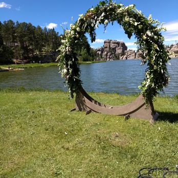 Petals & Pages - Arbor at Sylvan Lake Wedding - Florists Near Me - Custer, South Dakota Petals & Pages - Arbor at Sylvan Lake Wedding - Florists Near Me - Custer, South Dakota