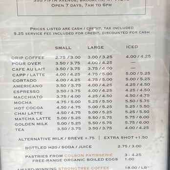 Cafe Martin - Menu - Coffee & Tea Near Me - Brooklyn, New York