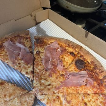 Crust Pizzeria - An otherwise good pizza with slabs of warm prosciutto laid on after cooking... lazy! - Pizza Near Me - Havertown, Pennsylvania