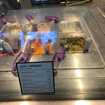 CAVA - 3) dips and spreads - Mediterranean Near Me - San Diego, California