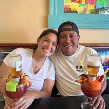 Una Ves Mas Mexican Restaurant - Michelada with shrimp - Mexican Near Me - Seaside, Oregon