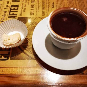 Thinking Cup - Hazelnut Macaron with French Hot Chocolate - Coffee & Tea Near Me - Boston, Massachusetts Thinking Cup - Hazelnut Macaron with French Hot Chocolate - Coffee & Tea Near Me - Boston, Massachusetts