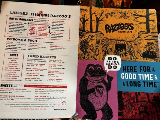 Menu photo 6 Razzoo's Cajun Cafe Concord, NC