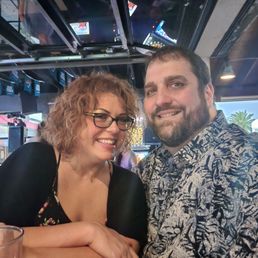 Enjoying a typical Friday night for karaoke.