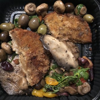 Andiamo - This is the Vegan Lentil Cakes with mushrooms. However, it is one cake split in half and not worth $22.95 plus taxes. - Italian Near Me - Warren, Michigan Andiamo - This is the Vegan Lentil Cakes with mushrooms. However, it is one cake split in half and not worth $22.95 plus taxes. - Italian Near Me - Warren, Michigan