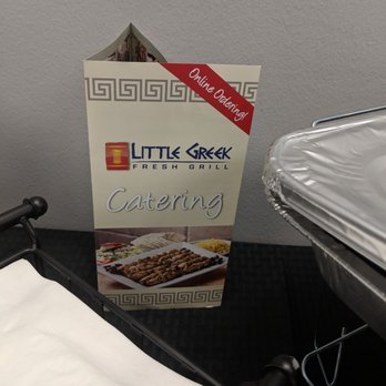 Little Greek Fresh Grill - The job catered today from Little Greek Grill - Greek Near Me - Addison, Texas