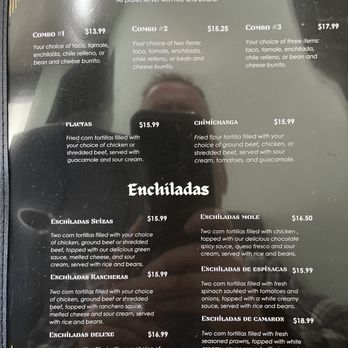 Kalavera's Bar & Grill - menu - Mexican Near Me - Prescott Valley, Arizona