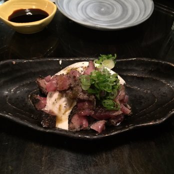 Kaoru - Tofu with grilled tuna with yuzu pepper marinade - Japanese Near Me - New York, New York