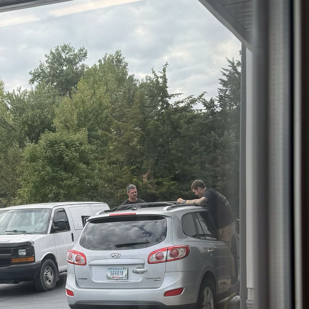 Don's Auto Trim - Installing the replacement sun roof - Auto Parts & Supplies Near Me - Indianapolis, Indiana