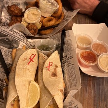 DJ's Clam Shack - Conch fritters and fish tacos...absolutely delicious! - Seafood Near Me - St. Augustine, Florida