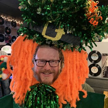 Lucky's on 16th - Laura had me pose with their Leprechaun cut out. Fun if you don't embarrass easy - American Near Me - Cedar Rapids, Iowa