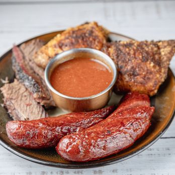 Seven Seeds Texas Barbecue - a plate of food - Barbeque Near Me - Rosharon, Texas Seven Seeds Texas Barbecue - a plate of food - Barbeque Near Me - Rosharon, Texas