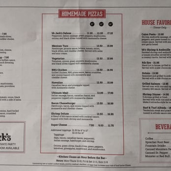 BB Jack's - Menu page 2 - Pizza Near Me - DeForest, Wisconsin