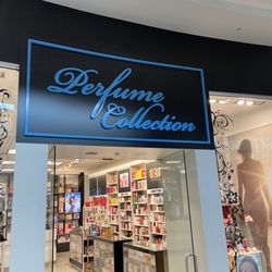 Perfume Collection - Attached are the photos of the store and the product that I left on the counter.