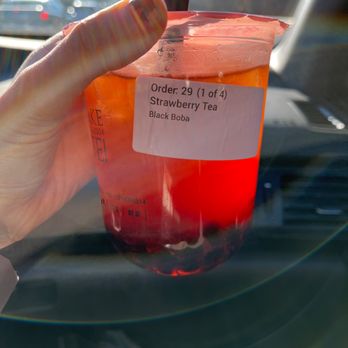Ding Cafe - Strawberry green boba - not good. Really artificial flavored - Coffee & Tea Near Me - Rockville, Maryland Ding Cafe - Strawberry green boba - not good. Really artificial flavored - Coffee & Tea Near Me - Rockville, Maryland
