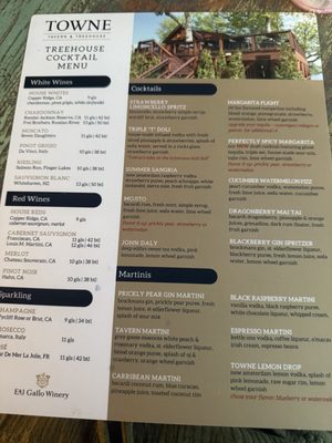Menu photo 1 Towne Tavern And Treehouse Pembroke, MA