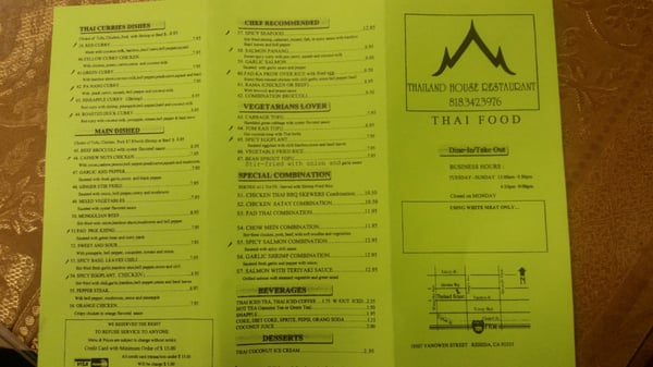 Menu photo 7 Thailand House Reseda, CA Menu photo 7 Thailand House Reseda, CA