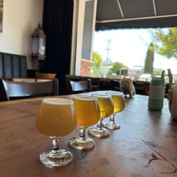 Liquid Gravity Brewing Company - Orcutt - From left to right Meet the Flockers Orange Cream Machine Art of Quiet Liquid Gravity IPA - Breweries Near Me - Orcutt, California Liquid Gravity Brewing Company - Orcutt - From left to right Meet the Flockers Orange Cream Machine Art of Quiet Liquid Gravity IPA - Breweries Near Me - Orcutt, California