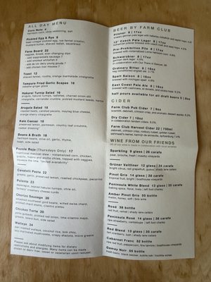 Menu photo 5 Farm Club Traverse City, MI Menu photo 5 Farm Club Traverse City, MI